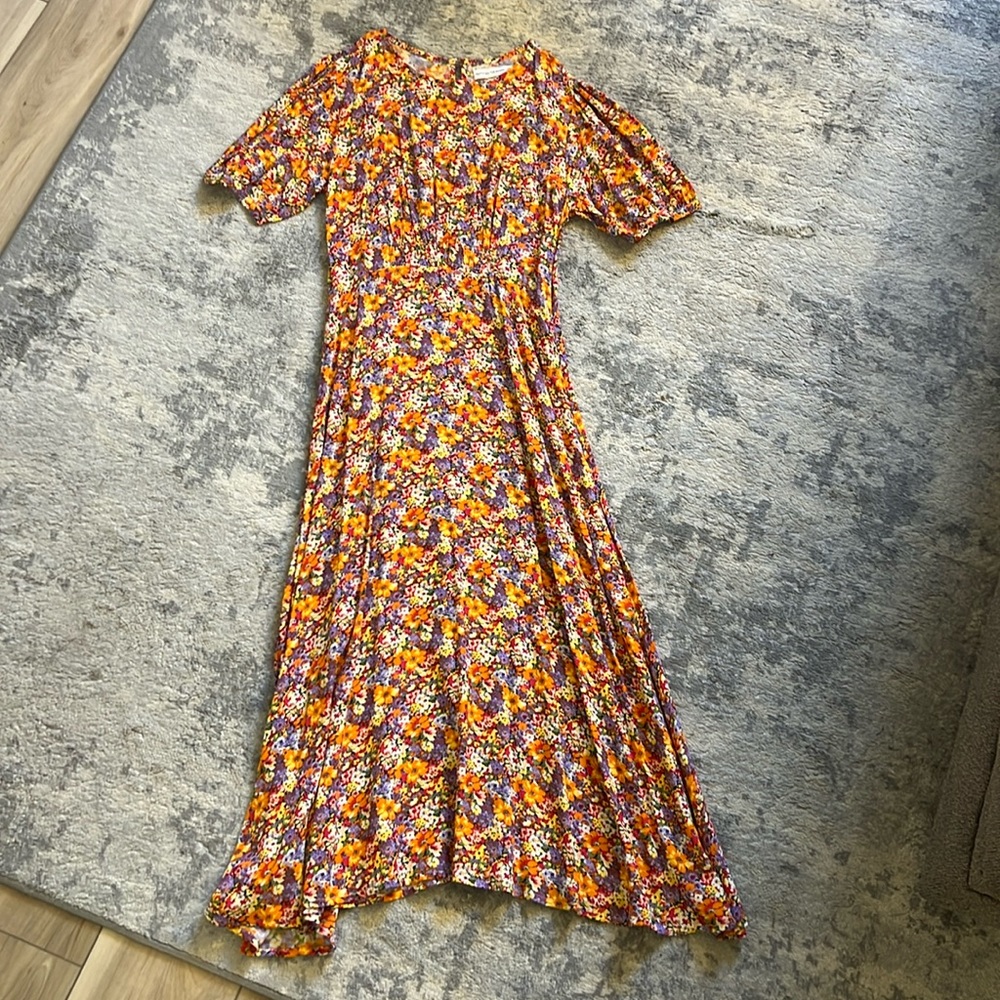 Faithful The Brand Beline Floral Midi Dress